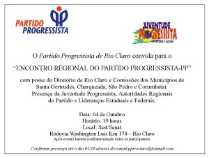 encontro regional do partido progressista